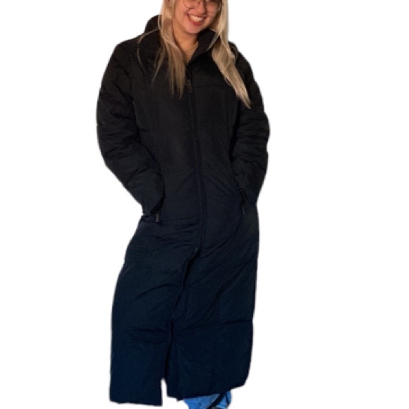 UTEX Long Black Down / Waterfowl Feathers Coat!!! - Picture 5 of 12